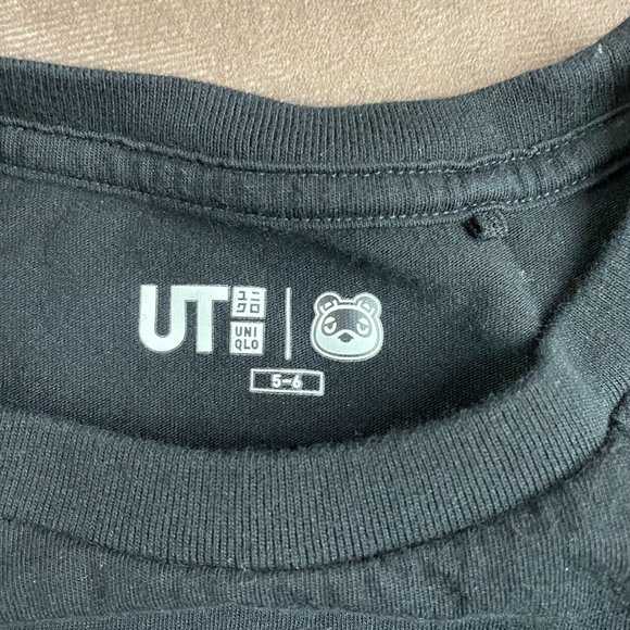 Uniqlo Nintendo Animal Crossing "DAL" Kids Cotton T-Shirt Size 5-6 (SKU: 62B) - Picture 3 of 6